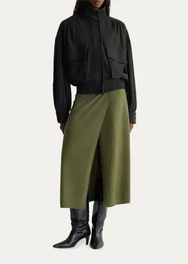 Diane von Furstenberg Shay Jacquard Stand-Collar Jacket | Thumbnail 2