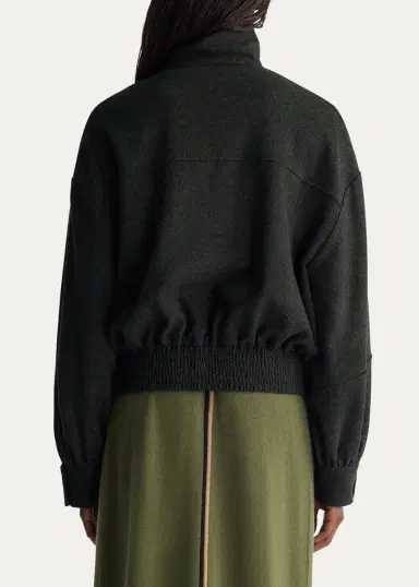 Diane von Furstenberg Shay Jacquard Stand-Collar Jacket | Thumbnail 3