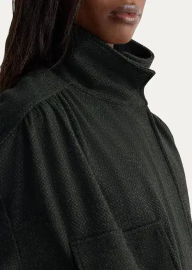 Diane von Furstenberg Shay Jacquard Stand-Collar Jacket | Thumbnail 4