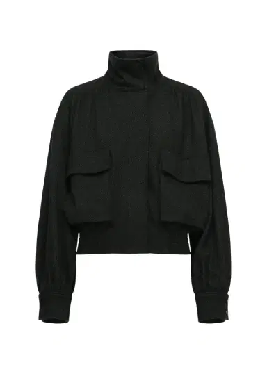 Diane von Furstenberg Shay Jacquard Stand-Collar Jacket | Thumbnail 1