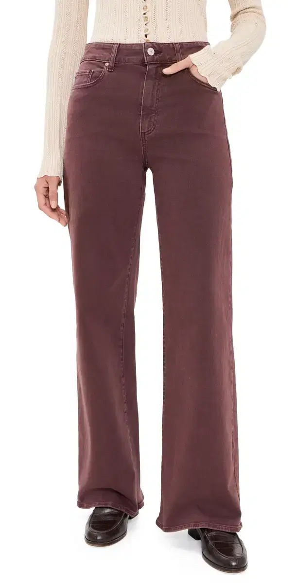 PAIGE Anessa Jeans 31 Vintage Wild Mulberry