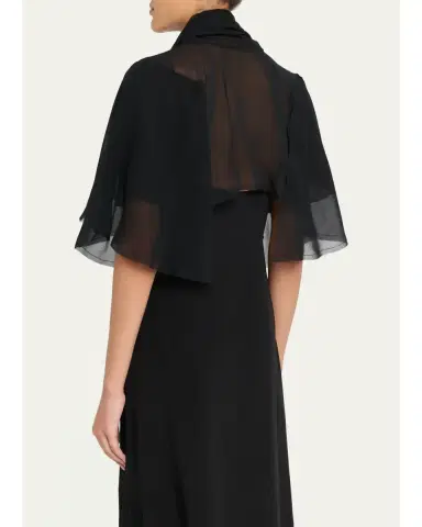 All Three Chloe Chiffon Cape | Thumbnail 3