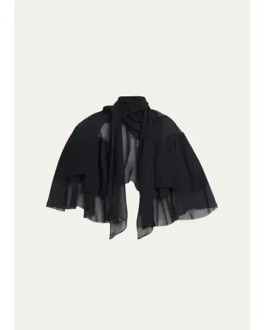All Three Chloe Chiffon Cape | Thumbnail 1