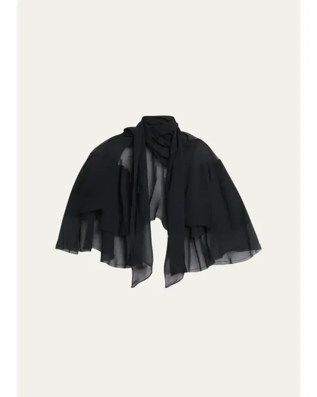 All Three Chloe Chiffon Cape