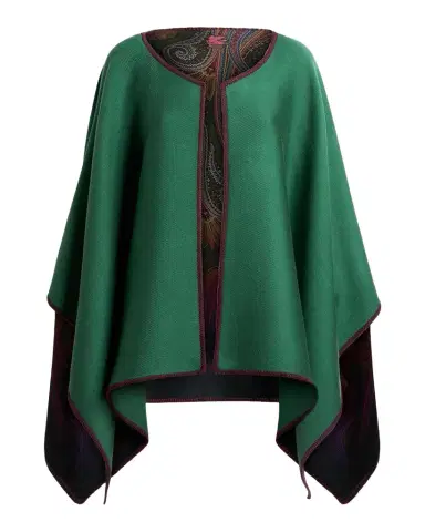 Etro Reversible Jacquard Cape | Thumbnail 1
