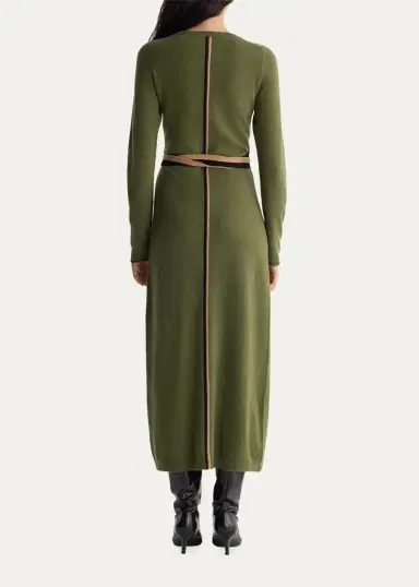 Diane von Furstenberg Bellina Wrap-Front Midi Sweater Dress | Thumbnail 3