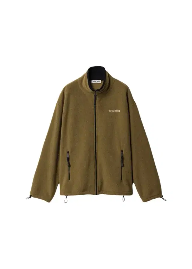 Miu Miu Pile Mock Collar Jacket