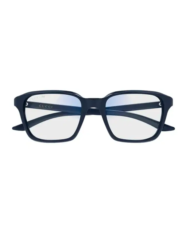 Gucci Men's 52MM Acetate Rectangle Optical Eyeglasses