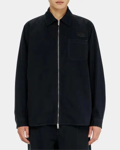 Diesel Alias Logo Zip-Front Shirt Jacket | Thumbnail 4