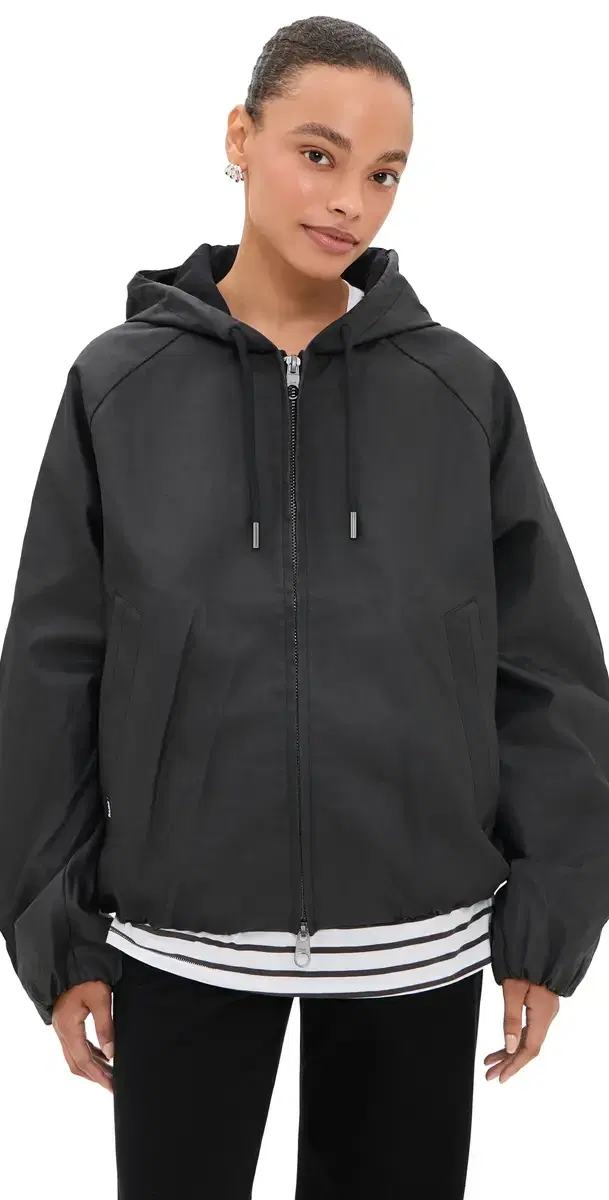 Rains Heavy Woven Jacket Black S