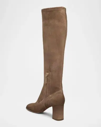 Santoni Carla 65MM Suede Knee-High Boots | Thumbnail 3 Santoni Carla 65MM Suede Knee-High Boots | Thumbnail 3