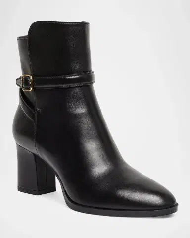 Santoni 65mm Leather Ankle Boots | Thumbnail 2