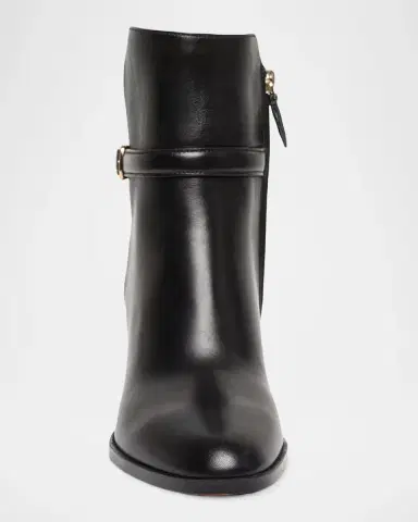 Santoni 65mm Leather Ankle Boots | Thumbnail 4