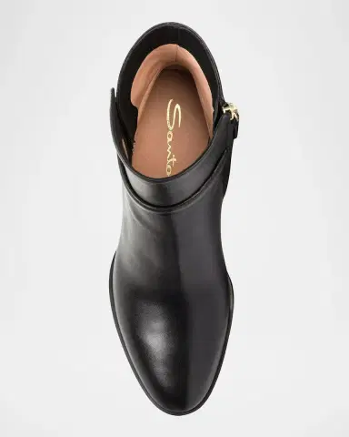 Santoni 65mm Leather Ankle Boots | Thumbnail 5