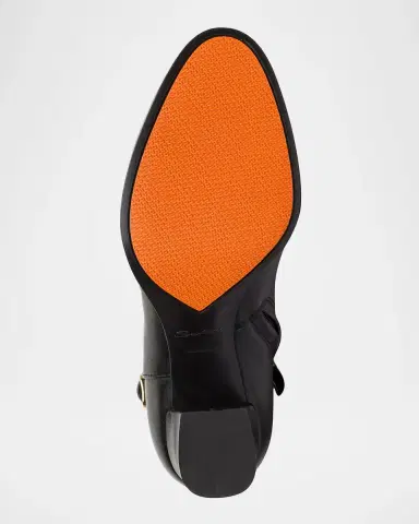 Santoni 65mm Leather Ankle Boots | Thumbnail 6