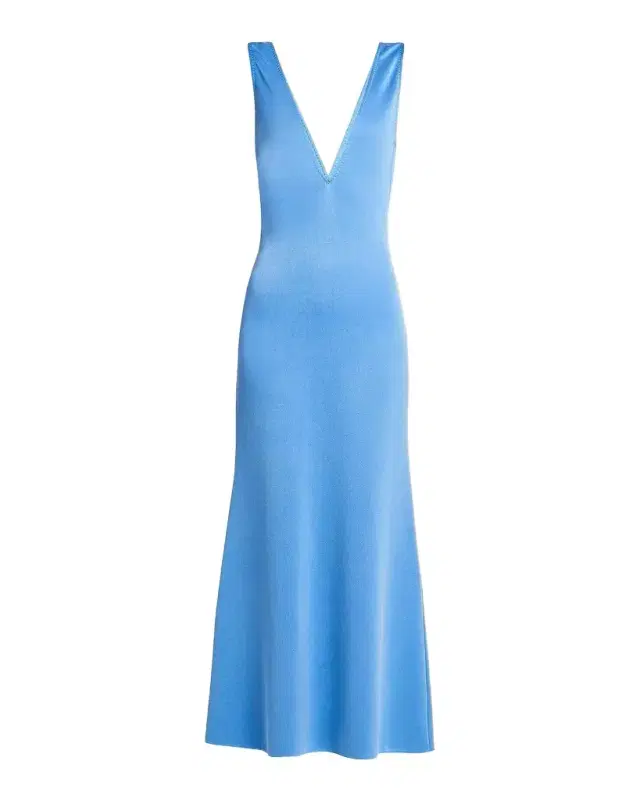 Tom Ford Double-Face Plunging V-Neck Dress