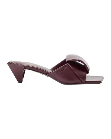 Loewe 45mm Origami Leather Slide Sandals | Thumbnail 1 Loewe 45mm Origami Leather Slide Sandals | Thumbnail 1
