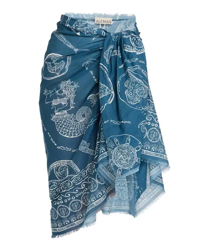 ALÉMAIS Lucky Cotton Pareo Coverup