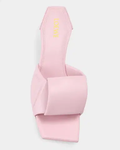Loewe 45mm Origami Leather Slide Sandals | Thumbnail 3
