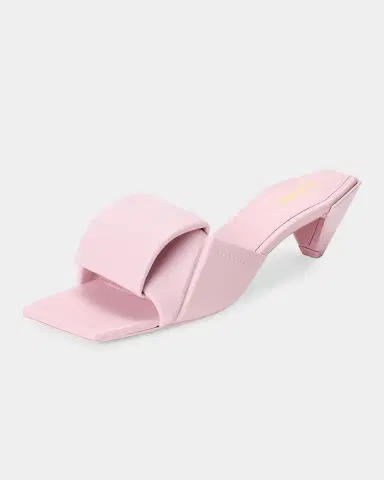 Loewe 45mm Origami Leather Slide Sandals | Thumbnail 4