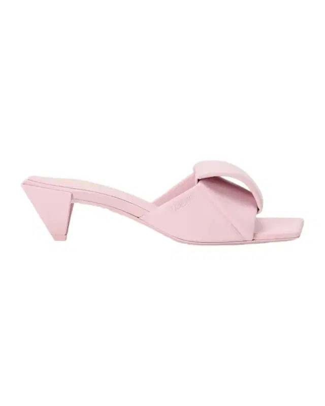 LOEWE 45mm Origami Leather Slide Sandals