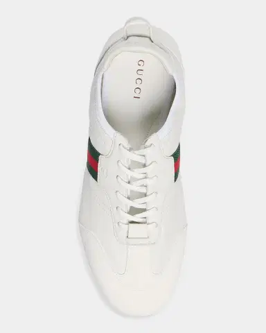 Gucci Men's Flex Suede Low-Top Sneakers | Thumbnail 4
