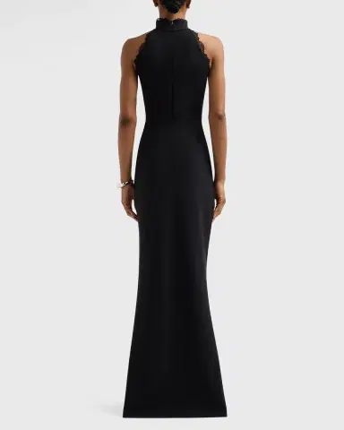 Chiara Boni La Petite Robe Kyomi Draped Column Gown | Thumbnail 3