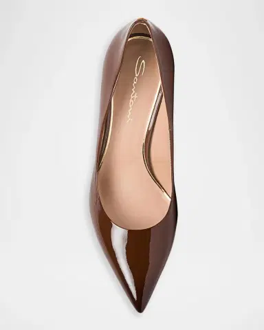 Santoni 85mm Patent Leather Pumps | Thumbnail 5