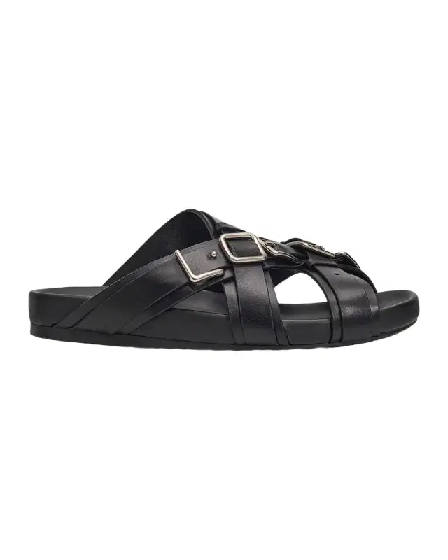 Loewe Men's Type Fussbett Leather Sandals