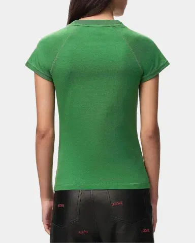 Loewe Small Fit Cap-Sleeve T-Shirt | Thumbnail 3 Loewe Small Fit Cap-Sleeve T-Shirt | Thumbnail 3