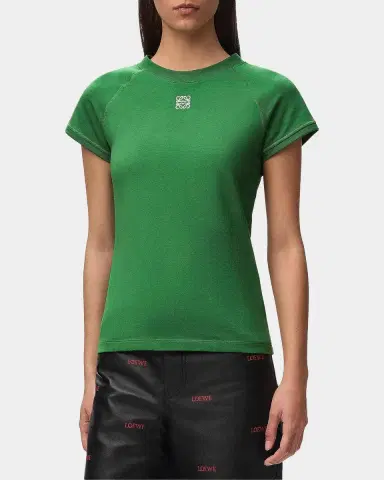 Loewe Small Fit Cap-Sleeve T-Shirt | Thumbnail 4 Loewe Small Fit Cap-Sleeve T-Shirt | Thumbnail 4