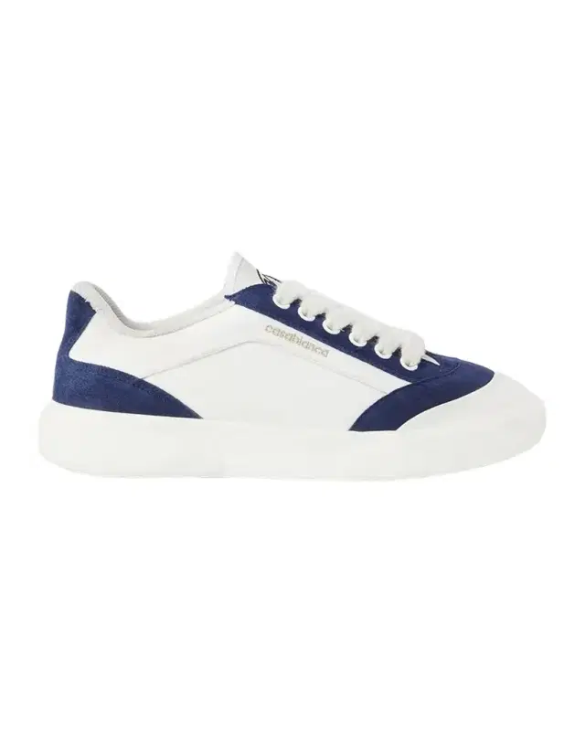 Casablanca Del Mar Colorblocked Suede Low-Top Sneakers