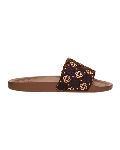 Casablanca Men's Monogram Pool Slides | Thumbnail 1 Casablanca Men's Monogram Pool Slides | Thumbnail 1