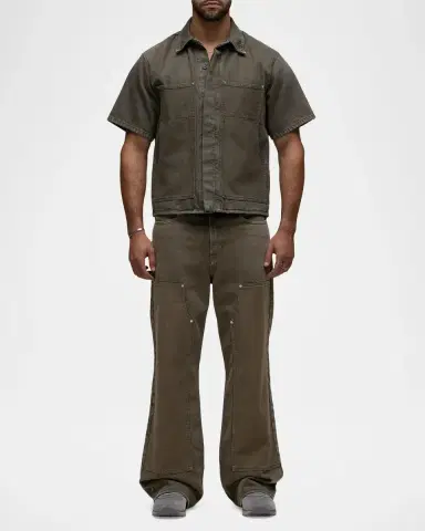 Hudson Men's Carpenter Denim Short-Sleeve Shirt | Thumbnail 2