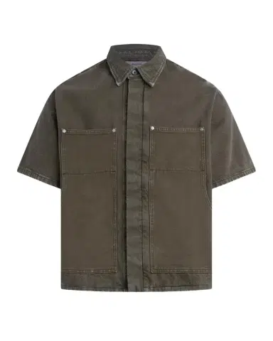 Hudson Men's Carpenter Denim Short-Sleeve Shirt | Thumbnail 1