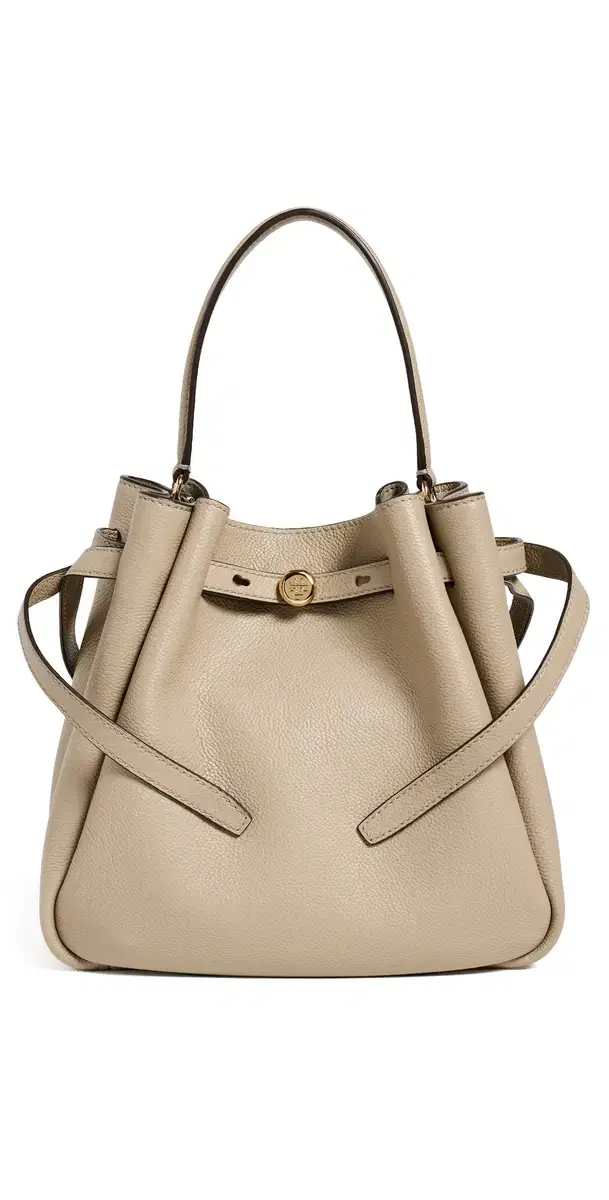 Tory Burch Romy Bucket Bag Soft Cement One Size