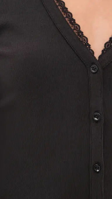 Frame The Rib Trim Cardigan | Thumbnail 6