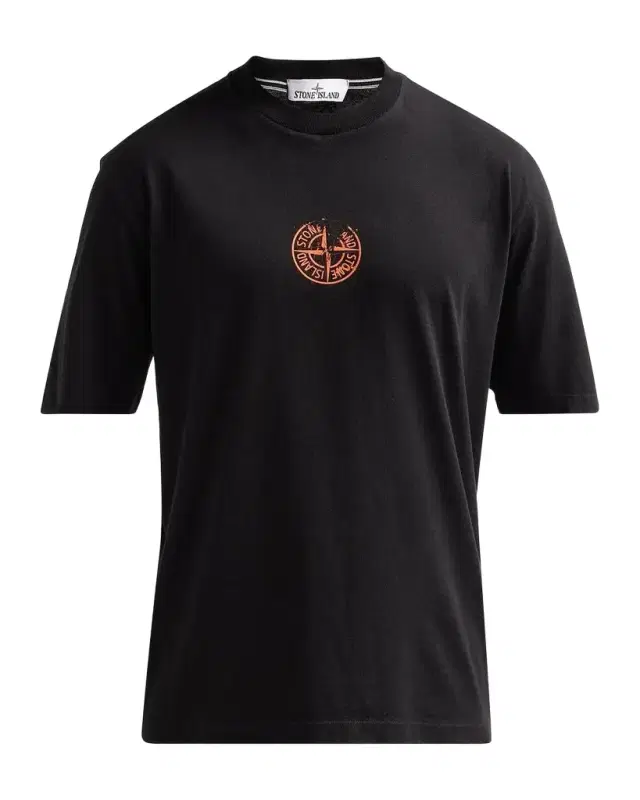 Stone Island Men's Logo Cotton Crewneck T-Shirt