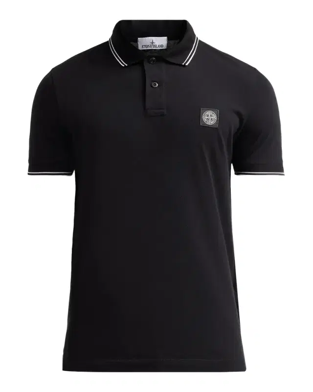 Stone Island Men's Stretch Cotton Pique Polo Shirt