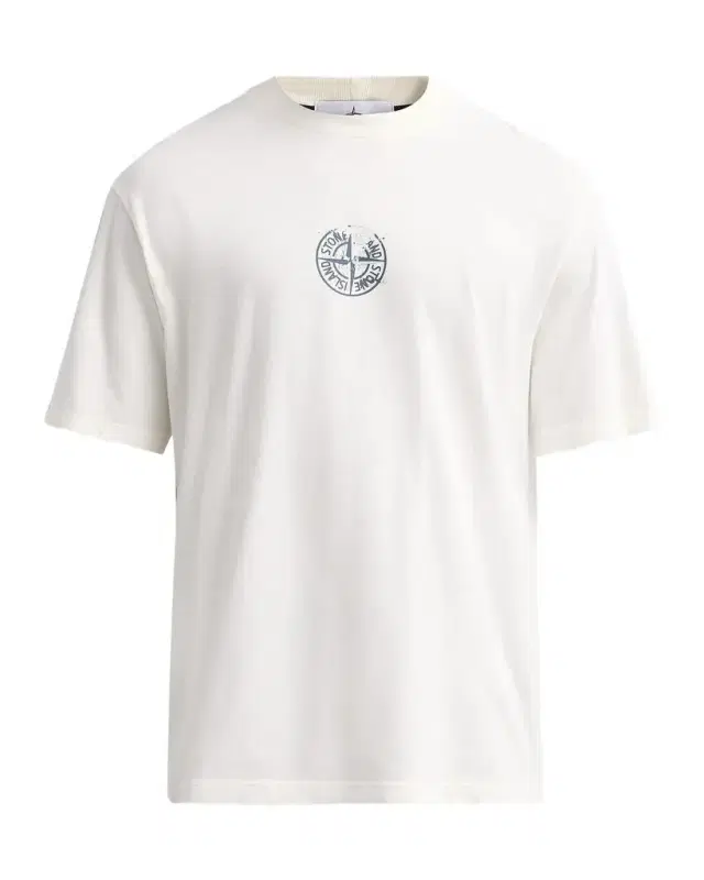 Stone Island Men's Logo Cotton Crewneck T-Shirt