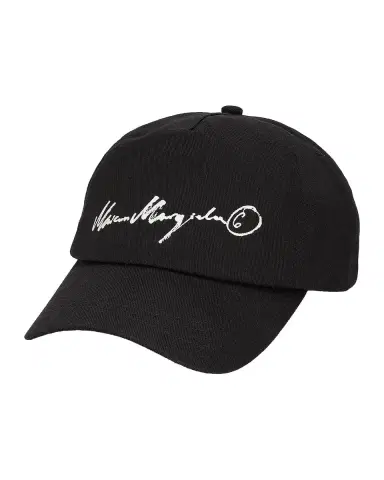 Maison Margiela Logo Cotton Baseball Hat | Thumbnail 3