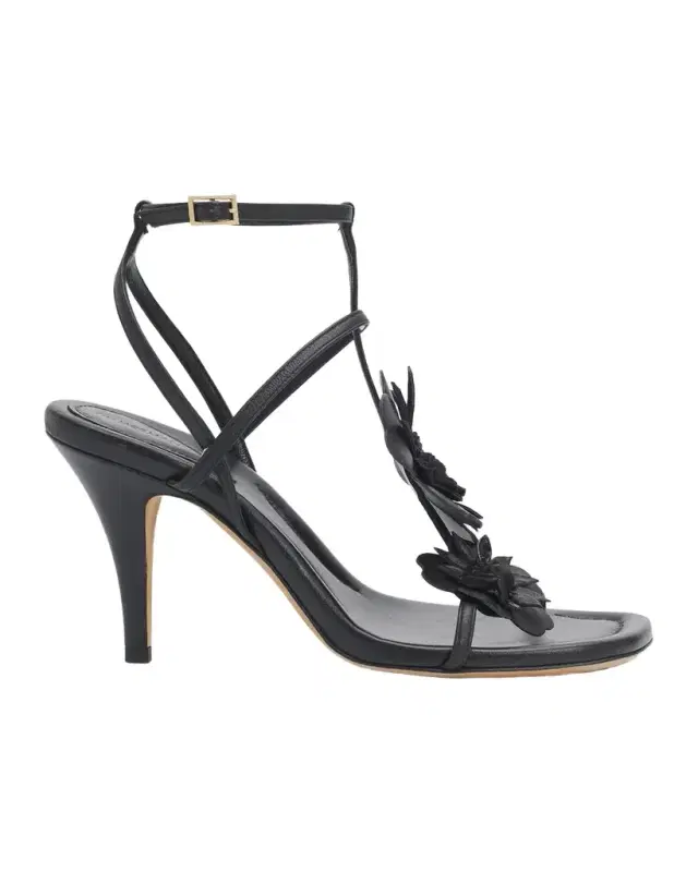 Zimmermann 85mm Belara Leather T-Strap Sandals