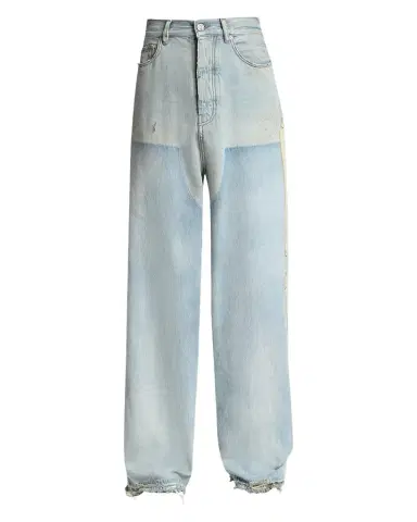 AMIRI Men's Light-Wash Denim Carpenter Jeans with Bone Appliques | Thumbnail 1