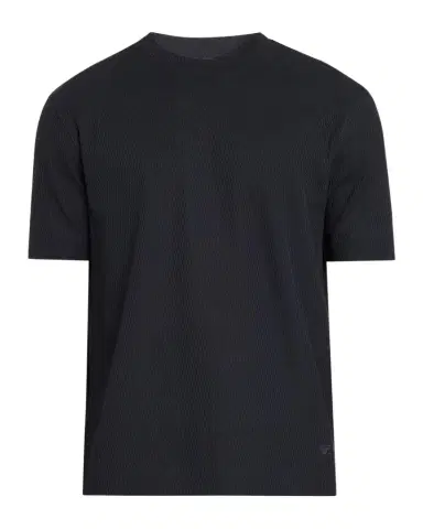 Emporio Armani Men's Geometric Jacquard Crewneck T-Shirt | Thumbnail 1