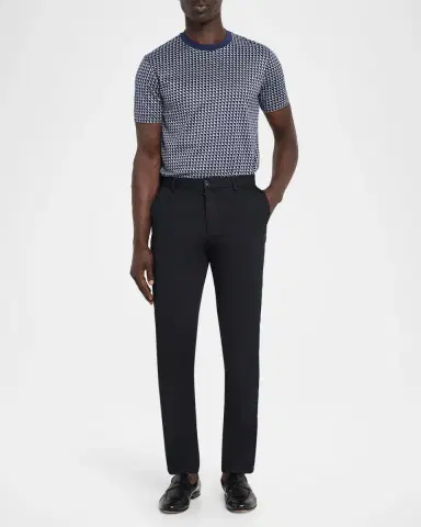 Emporio Armani Men's Contrast Triangle Crewneck T-Shirt | Thumbnail 2