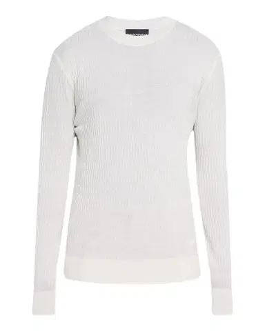 Emporio Armani Men's Wool Bar-Stitched Crewneck Sweater | Thumbnail 1