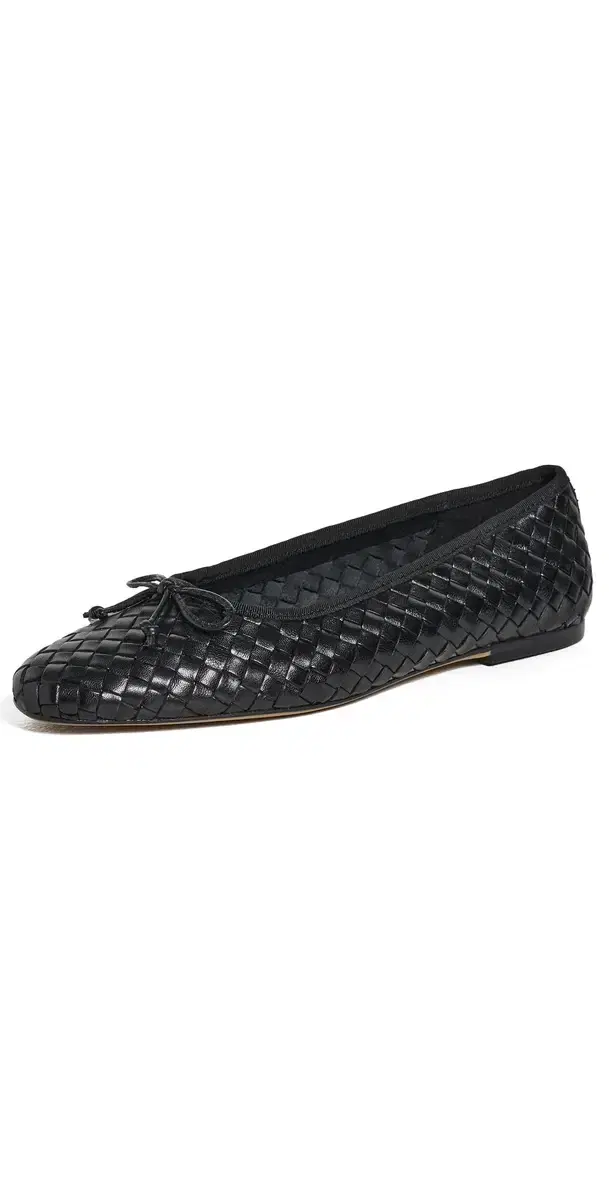 Sam Edelman Ruthie Woven Flats Black