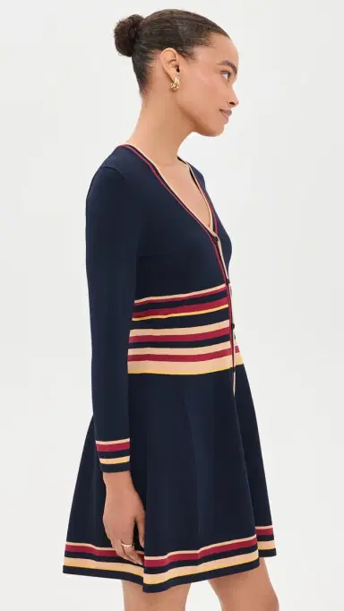 Shoshanna Pauli Dress Navy ulti | Thumbnail 4