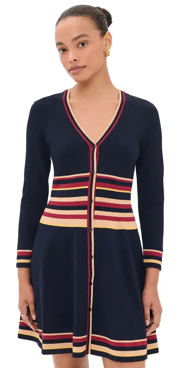 Shoshanna Pauli Dress Navy ulti