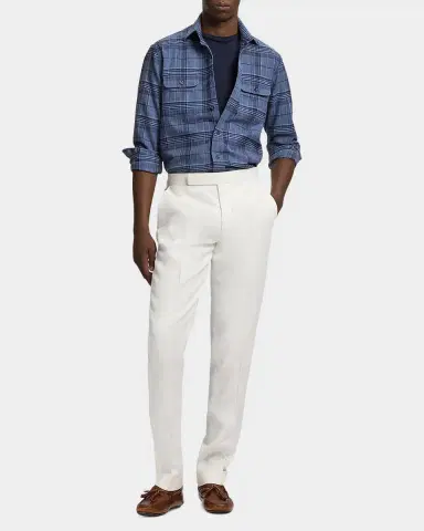 Ralph Lauren Purple Label Men's Plaid Flannel Shirt | Thumbnail 2